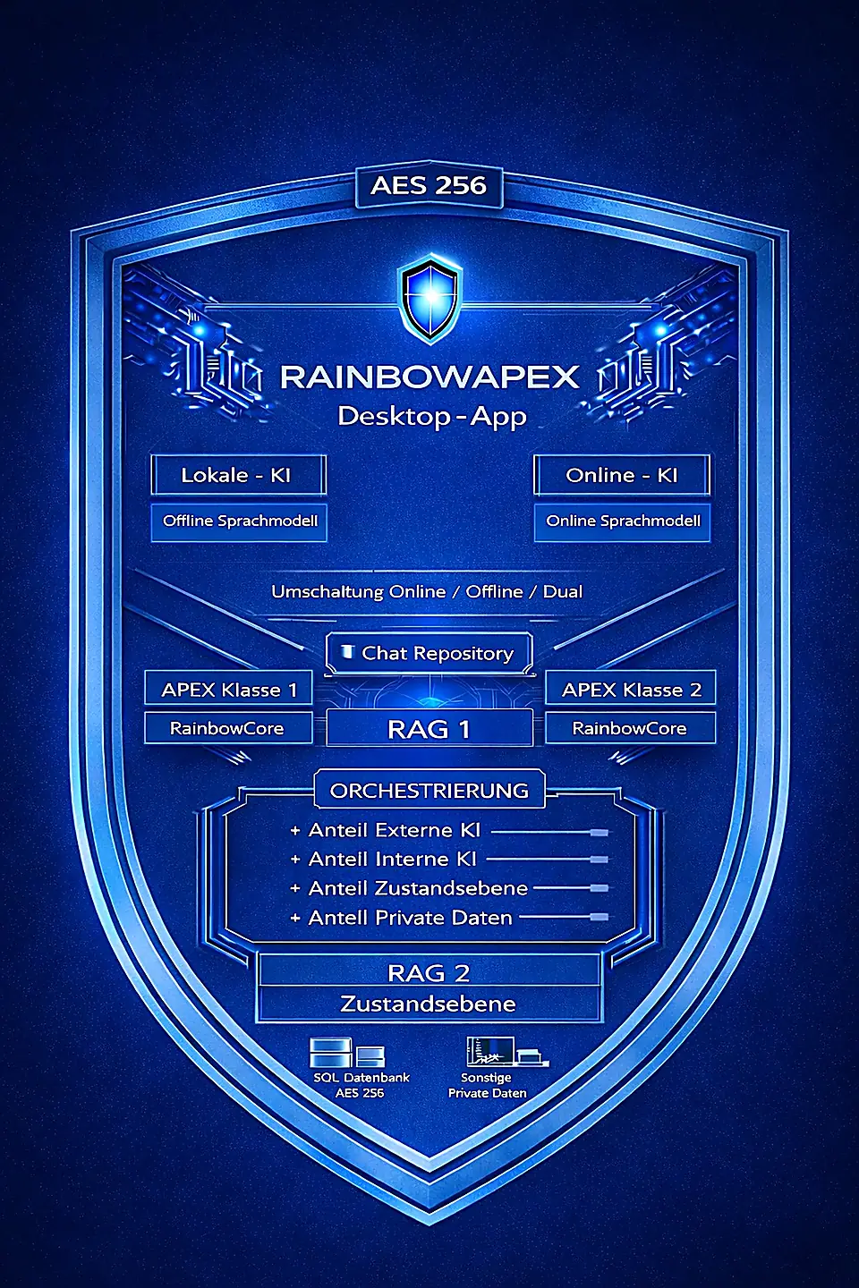 Technische Architektur von Rainbow (Deutsch)